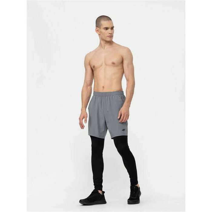 Leggings de sport pour homme 4F Functional SKMF010 Gris 2-3 ans