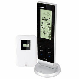 Alecto WS-1150 Station météo avec capteur sans fil Noir/Argent
