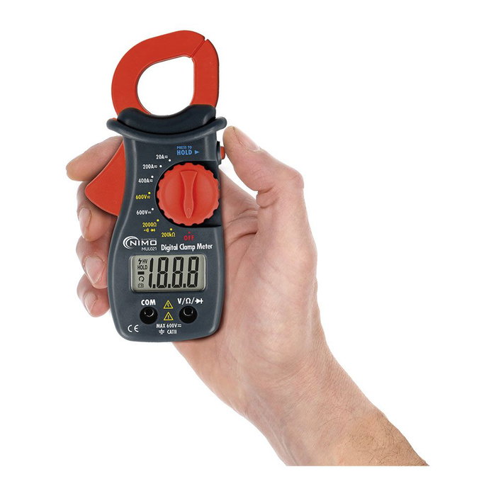 Nimo Pince ampèremétrique multifonction 400A CA, 3/4 digits 3999 comptes, avec protection de surcharge et mode standby, usage professionnel et domestique Nimo Pince ampèremétrique multifonction 400A CA, 3/4 digits 3999 comptes, avec protection de surcharge et mode standby, usage professionnel et domestique