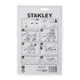 STANLEY Kit d'affûtage en métal chromé pour fers et ciseaux à bois