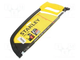 STANLEY Scie à métaux avec cadre en acier et lames interchangeables