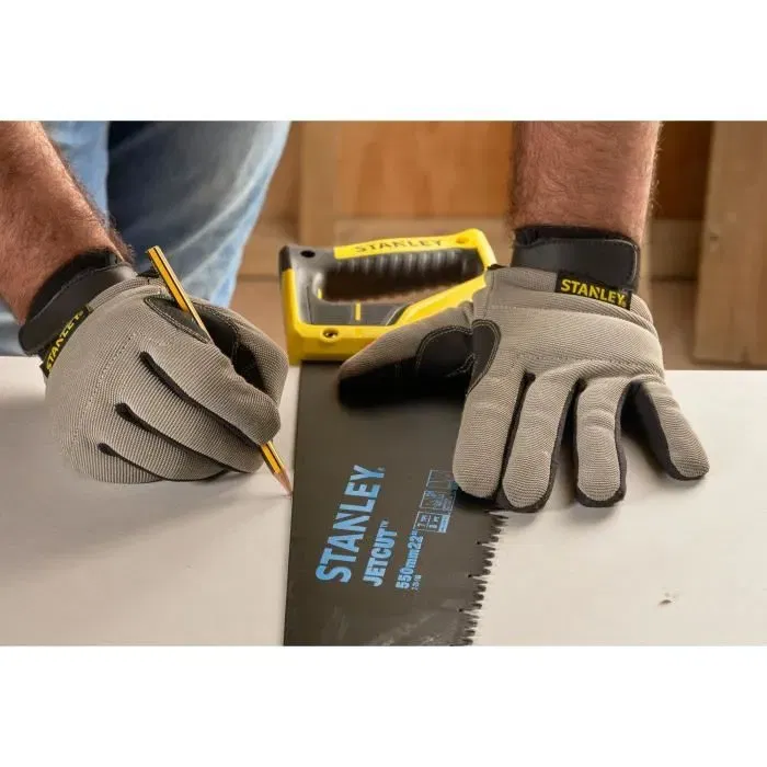 Stanley 2-20-149 Jetcut Scie égoïne 550 mm pour plâtre - Lame Armor, PTFE, 7 dents/pouce, C75S Stanley 2-20-149 Jetcut Scie égoïne 550 mm pour plâtre - Lame Armor, PTFE, 7 dents/pouce, C75S