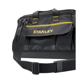 Stanley 1-96-183 Sac Porte-Outils 40 cm avec Sangle Bandoulière et Multi-Compartiments en Matière Durable 600D