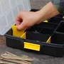 Stanley 1-97-483 Sortmaster Junior - Organisateur à intercalaires mobiles - 14 compartiments - 375 x 300 x 67 mm