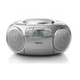 Philips AZ127/12 Soundmachine avec Dynamic Bass Boost, Argent