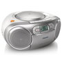 Philips AZ127/12 Soundmachine avec Dynamic Bass Boost, Argent