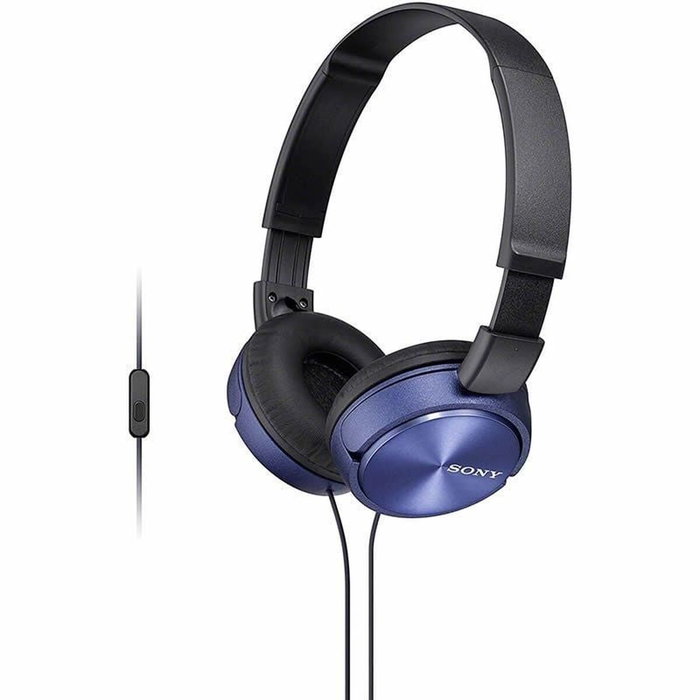 Casque audio Sony MDR-ZX310AP Bleu Bleu foncé Casque audio Sony MDR-ZX310AP Bleu Bleu foncé