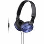Casque audio Sony MDR-ZX310AP Bleu Bleu foncé