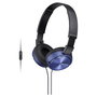 Casque audio Sony MDR-ZX310AP Bleu Bleu foncé