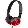 Casque audio Sony MDR-ZX310AP Rouge Rouge foncé