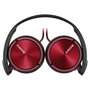 Casque audio Sony MDR-ZX310AP Rouge Rouge foncé