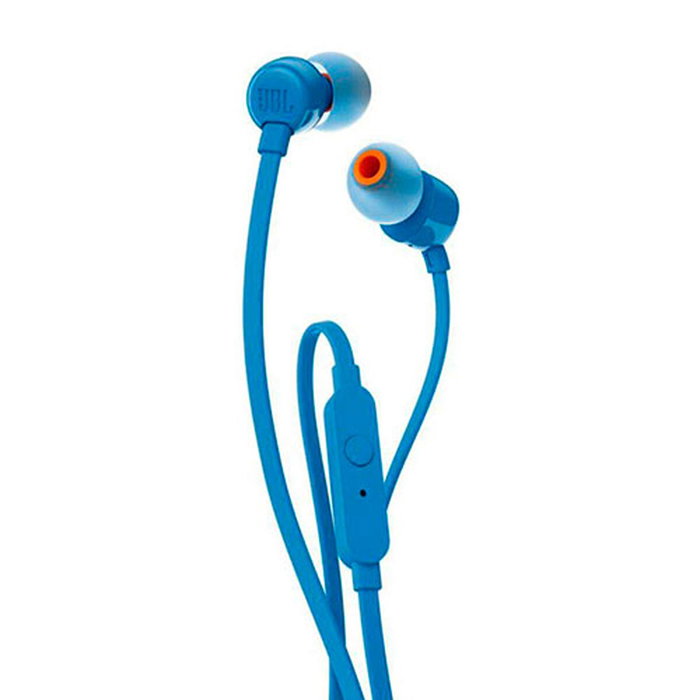 Casques avec Microphone JBL T110 Bleu Casques avec Microphone JBL T110 Bleu