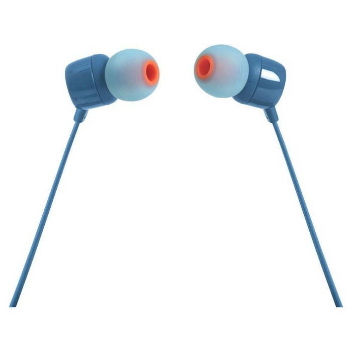 Casques avec Microphone JBL T110 Bleu Casques avec Microphone JBL T110 Bleu