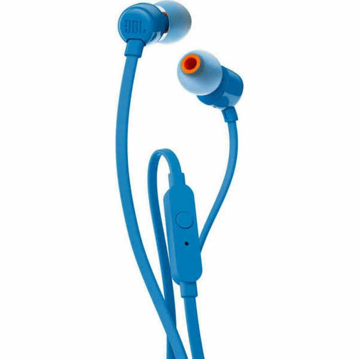 Casques avec Microphone JBL T110 Bleu Casques avec Microphone JBL T110 Bleu