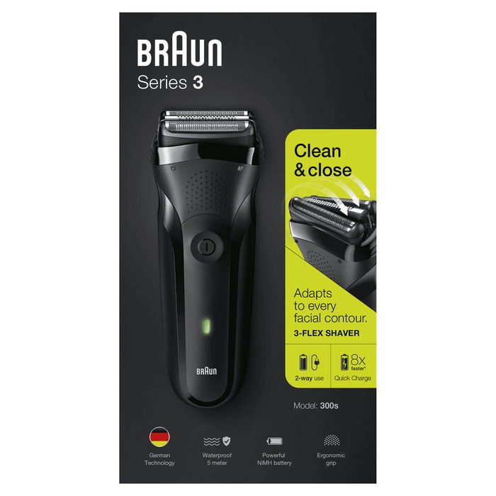rasoir Électrique Rechargeable Braun Series 3 300s