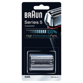 Braun 072195 Lame de rasoir 52S Argent pour rasoir électrique – Compatible avec les séries de rasoirs Braun