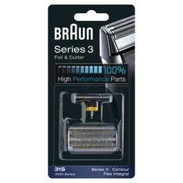 Braun Kombipack 31S Silver (Grille et Lames) de rechange