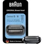 Braun Cassette 53B KP pour rasoir électrique Series 5 & 6 - Tête de rasoir de rechange originale - Noir - Haute qualité pour un rasage net et confortable