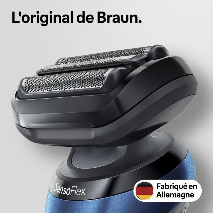 Braun Cassette 53B KP pour rasoir électrique Series 5 & 6 - Tête de rasoir de rechange originale - Noir - Haute qualité pour un rasage net et confortable