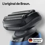 Braun Cassette 53B KP pour rasoir électrique Series 5 & 6 - Tête de rasoir de rechange originale - Noir - Haute qualité pour un rasage net et confortable