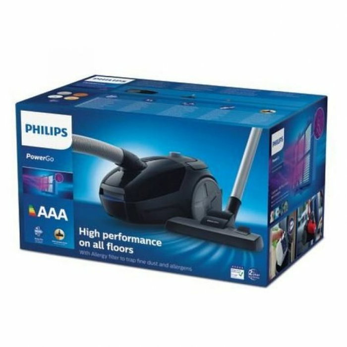 Philips FC8241/09 Série 2000 PowerGo - Aspirateur avec sac - Noir intense et gris