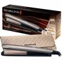Remington S8590 - Lisseur cheveux professionnel Keratin Therapy avec plaques flottantes extra-longues, chauffe en 15 sec, mode turbo et température variable