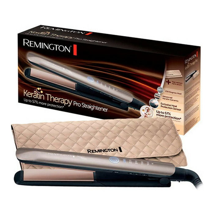 Remington S8590 Keratin Therapy Lisseur Beige Bronze Taupe