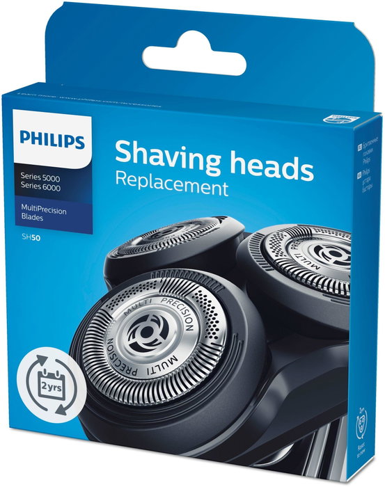 Philips Lames de rechange série 5000 SH50/50 Chrome - Pack de 3 Philips Lames de rechange série 5000 SH50/50 Chrome - Pack de 3