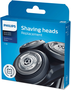 Philips Têtes de rechange SH50/50 Série 5000, Pack de 3, Noir/Chrome