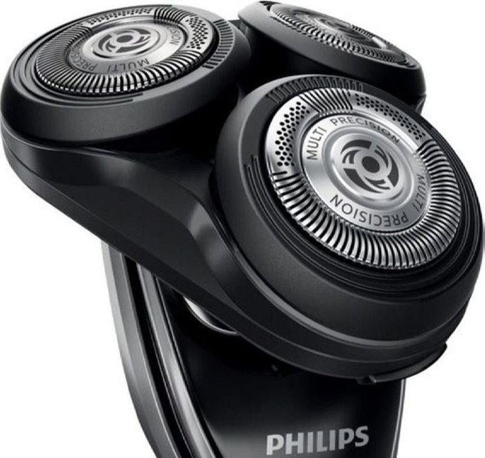 Philips Têtes de rechange SH50/50 Série 5000, Pack de 3, Noir/Chrome