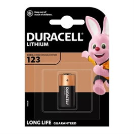 Duracell Pila litio CR123 3 V Ø17 x 34,5 mm