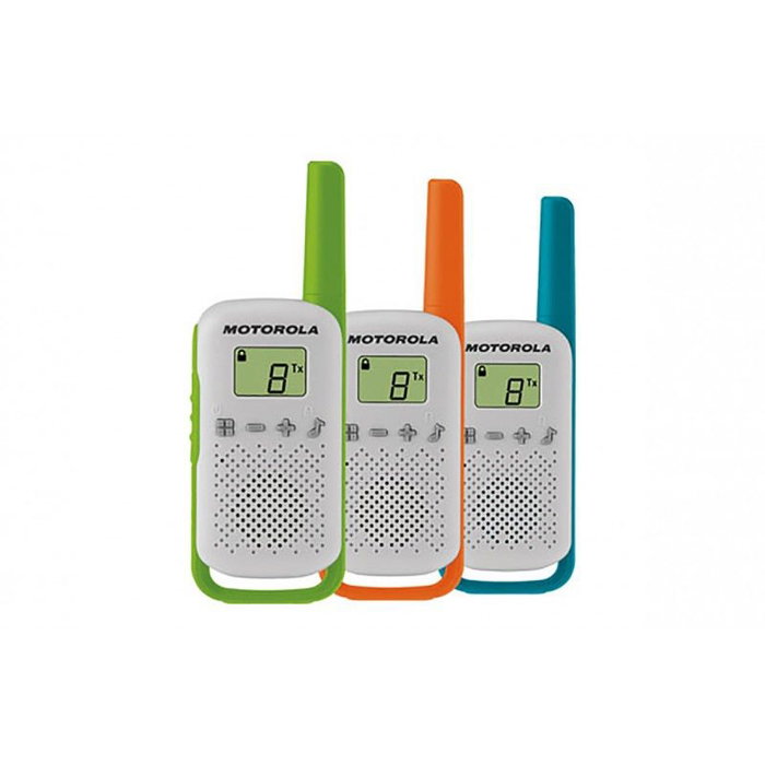 Motorola Talkie-walkie T42 Multicouleur (Pack de 3)