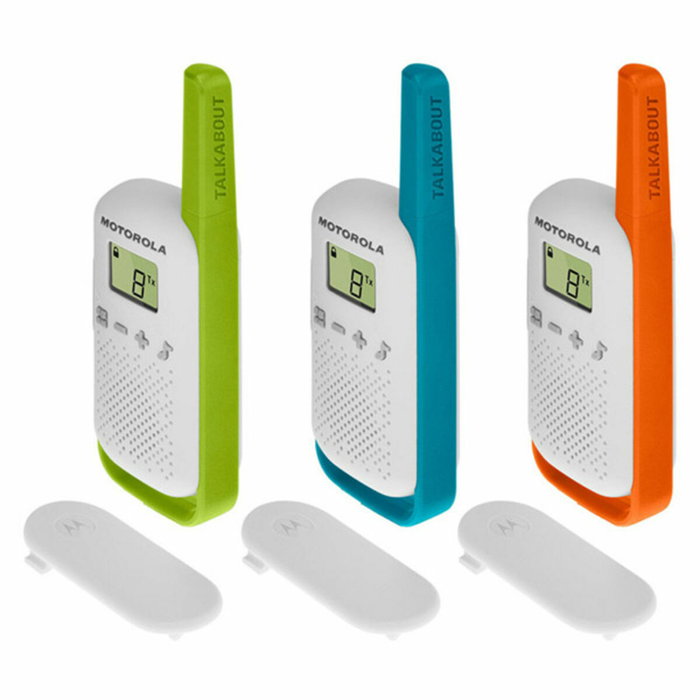 Motorola Talkie-walkie T42 Multicouleur (Pack de 3)
