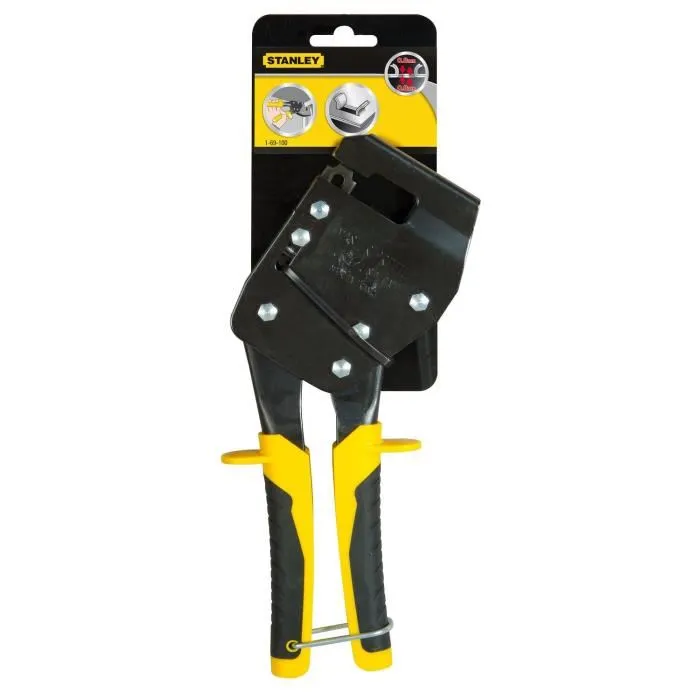 Stanley 1-69-100 - Pince à sertir de plaquiste pour profils métalliques - Fixation permanente - Sertissage facile d'une main - Plastique noir et jaune Stanley 1-69-100 - Pince à sertir de plaquiste pour profils métalliques - Fixation permanente - Sertissage facile d'une main - Plastique noir et jaune