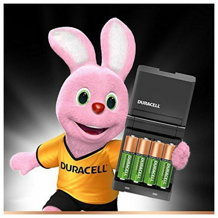 DURACELL CEF27 Chargeur avec 2 x AA 1700 mAh et 2 x AAA 750 mAh