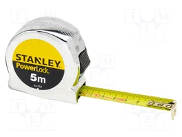 STANLEY Mètre ruban PowerLock 5 m, 19 mm