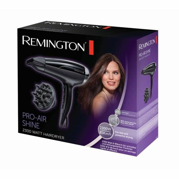 Remington D5215 Sèche-cheveux Ionique Céramique Tourmaline Noir 2300W