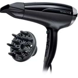 Remington D5215 Sèche-Cheveux Professionnel 2200W avec Technologie Ionique, Revêtement Céramique et Tourmaline, 3 Températures et 2 Vitesses