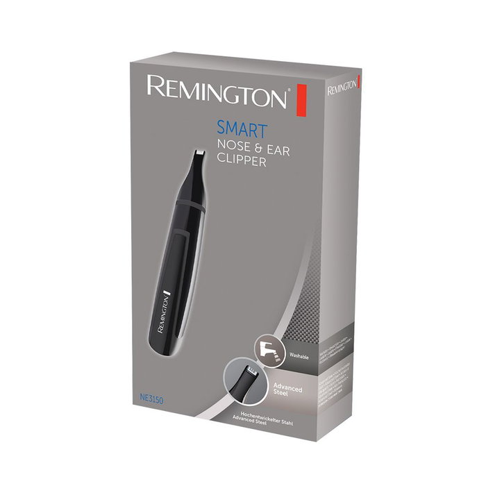 Remington NE3150 Tondeuse de précision pour nez et oreilles, coupe linéaire, lames en acier, fonctionne avec 1 pile AA Remington NE3150 Tondeuse de précision pour nez et oreilles, coupe linéaire, lames en acier, fonctionne avec 1 pile AA