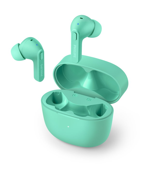 Philips TAT2206GR/00 Casque Bluetooth True Wireless Intra-auriculaire Vert IPX4