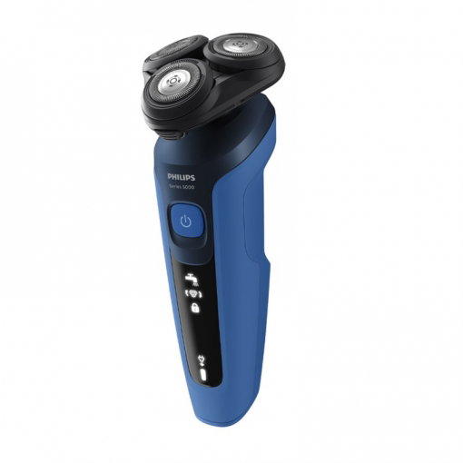 Philips Multigroom Series 5000 S5466 Tondeuse Rasoir Rotatif 3 Têtes Autoaffûtables Rechargeable USB Homme