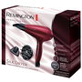 Remington AC9096 Sèche-cheveux rouge avec moteur professionnel - 2300 W, 2 vitesses, 3 températures, concentreur et diffuseur