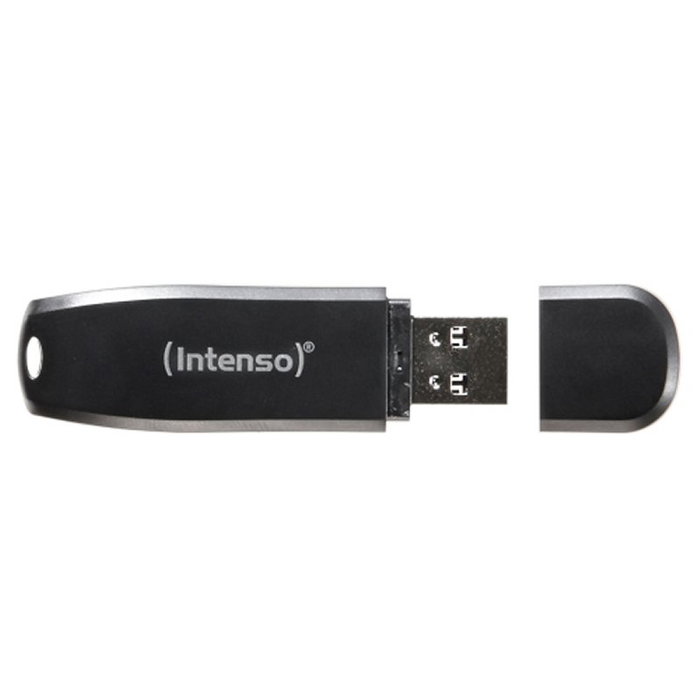 Intenso 3533490 Clé USB 3.2 Speed 64 Go Noir - Vitesse de lecture 35 Mo/s Intenso 3533490 Clé USB 3.2 Speed 64 Go Noir - Vitesse de lecture 35 Mo/s