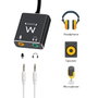 Ewent EC1645 Adaptateur Audio USB Type C vers 2x Jack 3,5 mm Aluminium 0.15m