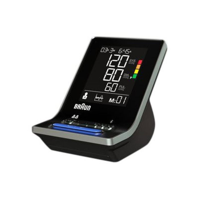 Braun BUA6350EU ExactFit 5 Connect - Tensiomètre Électronique Bras Noir avec Bluetooth et Application