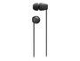Sony WI-C100 Écouteurs Intra-auriculaires Bluetooth Sans Fil Noir IPX4 25h Autonomie USB-C