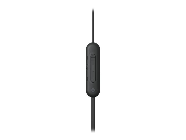 Sony WI-C100 Écouteurs Intra-auriculaires Bluetooth Sans Fil Noir IPX4 25h Autonomie USB-C