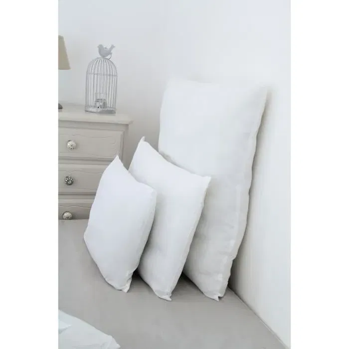 Domiva Oreiller bébé Doux Nid, garnissage fibres creuses siliconées, microfibre, blanc, 40 x 60 cm, pour enfant 12 mois, conforme normes