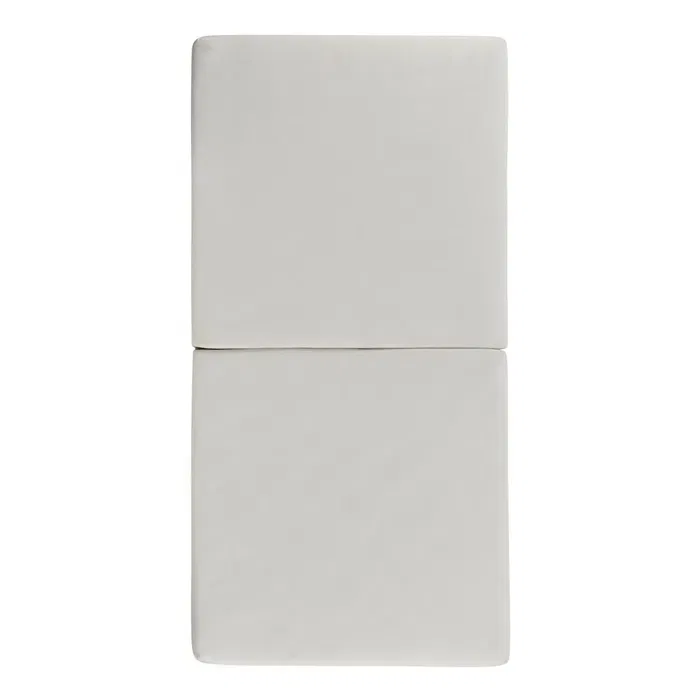 Tinéo Matelas Pliant Bébé 60x120 cm 2 Parties Couchage d'Appoint Démontable 4 cm Garnissage Polyester Fabriqué en France