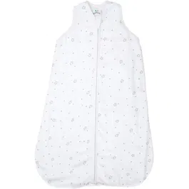 Domiva Gigoteuse d'été en mousseline imprimée étoiles - Blanc et Gris - 0-6 mois (70 cm) pour nuits fraîches